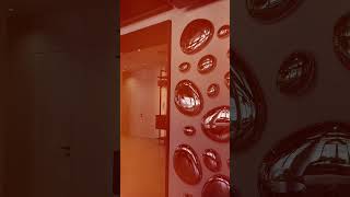 Showroom Luxury Decor by PlusObject – Mirrored Bubbles Wall Sculpture, 3D Drops  #luxurydesign