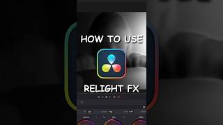 HOW TO use RELIGHT FX in Davinci Resolve! | In depth video on my channel! #davinciresolve