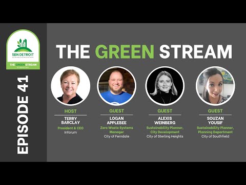 Ep 41 SBN Detroit The Green Stream, Ft Terry Barclay, Logan Applebee, Alexis Weinberg, Souzan Yousif