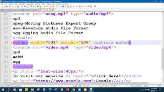 02-05-2021-HTML Audio Video Head Element
