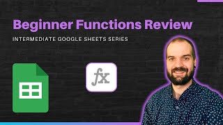 Google Sheets Beginner Function