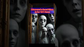 I Uncovered a Secret Mirror in Our 1911 Home…What It Revealed at 3:30 Will Haunt You #shorts #short
