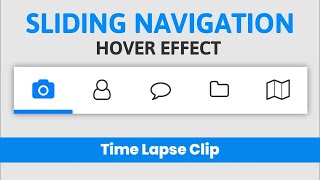 Navbar Menu Slider | Html And CSS(Time-lapse) #html #css