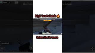 1 Vs 4 clutch 🥵 | BGMI #bgmi#bgmihighlights #bgmivideos #gaming #gameplay #bgmiindia #clutch #shorts