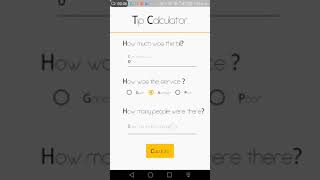 Tip calculator