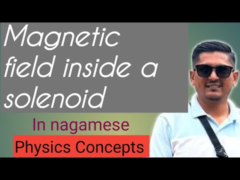 Magnetic field inside a solenoid using ampere's law#physics #nagamese #naganews #ytstudio #couple 