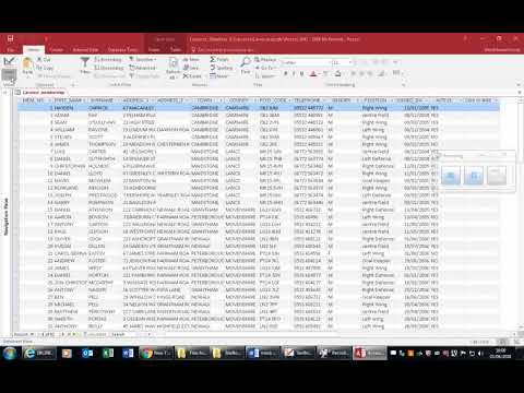 Video for Database Mock Task A v2