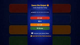 Only Smart Coders Get This Python Output Right 🤯 | Operator Precedence Test #pyscript #pycode