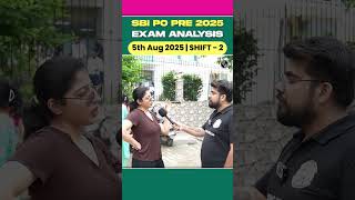 SBI PO Exam Difficulty Level | 5th Aug 2025 SHIFT 2 #sbipo2025 #sbipoexamanalysis #bankingwallah