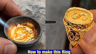 23k Gold Ring Making | How Gold Ring is Made