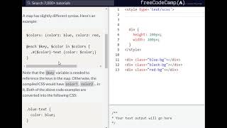 Use @each to Map Over Items in a List