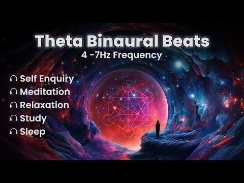 Theta Frequency - Meditation Music | 4-7Hz Binaural Beats & Soundscape | Deep Relaxation