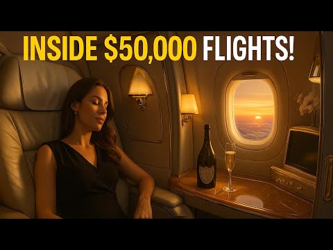 Inside the World’s Most Luxurious Airlines ✈️  $50,000 First Class Flight Experience You Must See!
