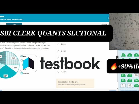 🎯@testbookpassofficial SBI CLERK QUANTITATIVE SECTIONAL MOCK📚|HOW TO ATTEMPT QUANTS #sbiclerk