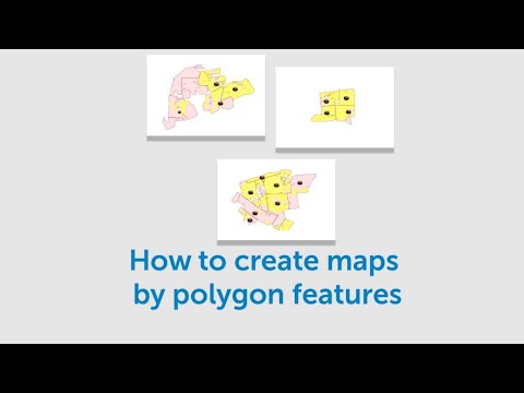 How to create maps by polygon features