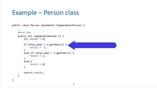 Introduction to the Comparable Interface & compareTo in Java