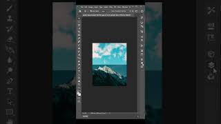 Photoshop - Simple tricks to put clouds in 60 secs #shorts #photoshoptipsandtricks