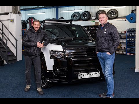 Ollie Ollerton visits Sterling Automotive Design #ollieollerton #defender #newdefender