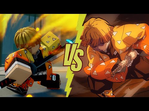 Slayer Battlegrounds VS Anime Comparison