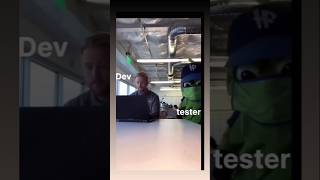 Some Fun 🤭😂😂 | Developer vs Tester Moments #Shorts #Coding #Bugs #funny  #funnyvideo #funnyshorts