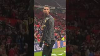 Rashford arguing with a fan before the game 😞 #manutd #rashford #fans #oldtrafford #argue #ggmu