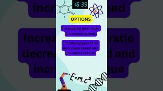 Gear Ratio in Power Transmission | Mechanical Interview Quiz -40 #shorts #ytshorts