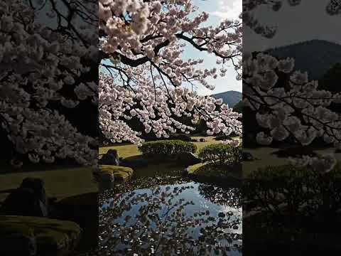 Relaxing Cherry Blossom Fall in Ultra-Realistic Slow Motion | Soothing Nature Scene 🌸✨