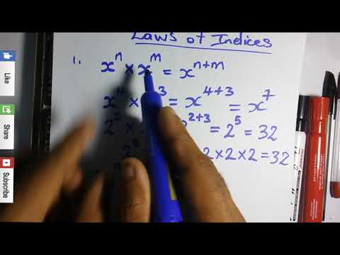How to Solve Laws of Indices Questions? (Rules)