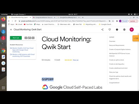 Monitoring: Qwik Start | GSP089