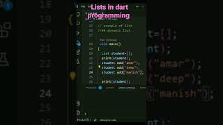 #dart #dartprogramming #youtuber #coment #comments #built #datatypes #how #string #variables #lists