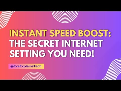 Instant Speed Boost: The Secret Internet Setting You NEED!