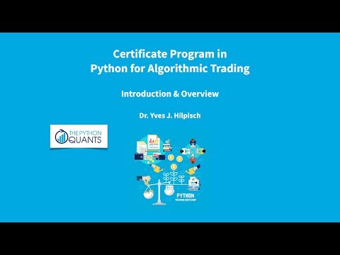 University Certificate in Python for Algorithmic Trading