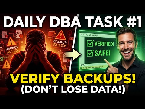 The Most Important DBA Task #1 – Backup Verification
