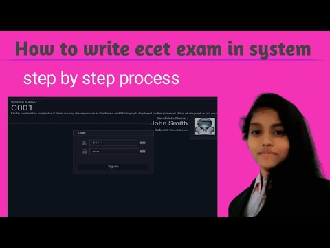 How to write TS ECET exam in system|Ts Ecet exam pattern 2024|step by step process|