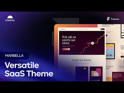 Versatile SaaS Framer Theme - Marbella Preview