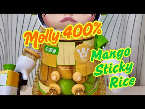 Unboxing 🎁 Mega Space Molly 400% 🥭 Mango Sticky rice น้องข้าวเหนียวมะม่วง Thailand Limited