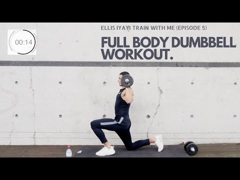 TRAINING WITH ME (#5) - FULL BODY DUMBBELL WORKOUT!