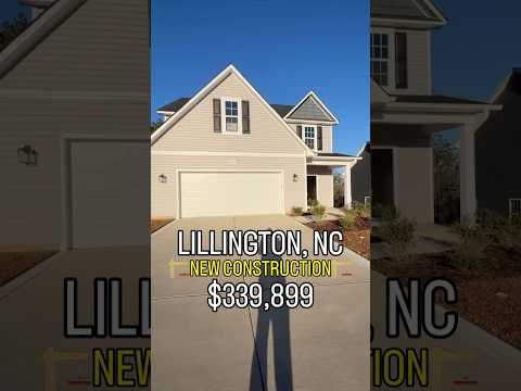 😮‍💨 $339k New Construction Home in Lillington, NC! 🏡💰