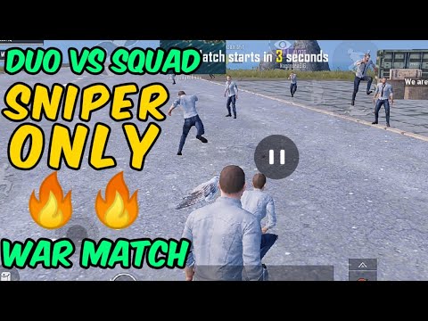 Sniper Match Of War Duo Vs Squad | Waji Gaming