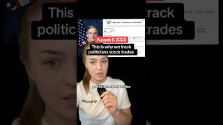 This is why we track politicians stock trades