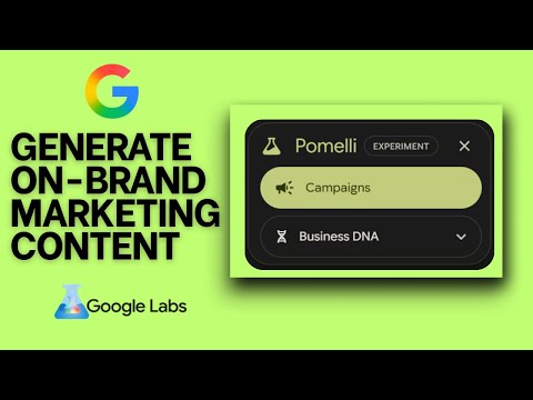 Google’s Pomelli Tutorial: Create On-Brand Marketing Content at Scale — in Minutes!