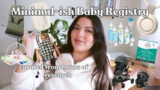 Curating a Minimalist Baby Registry from Hours of TikTok Research | First-Time Mom Essentials