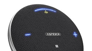 AISPEECH M4 Bluetooth Speakerphone Conference Microphone with AI Noise Reduction