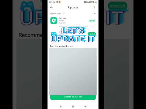 New system app update available.... #shorts #tech #smartphone #update