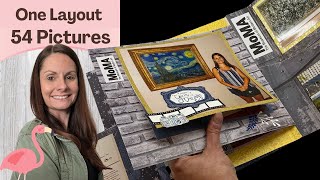 Scrapbook Flip Pages: MoMA Starry Night Interactive Layout (flip pages)
