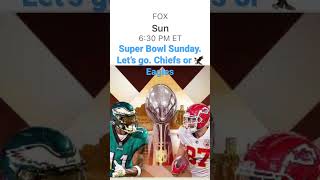 Super Bowl Sunday! #nfl #chiefs #superbowllvii #eagles #superbowlsunday