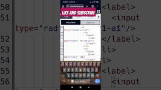 freeCodeCamp learn Accessibility by building a Quiz step 30#ytshorts #freecodecamp #html #shorts