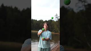 Easy Juggling trick 3 ball #juggling #jugglingballs  #tricks #juggle