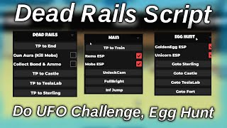 Roblox Dead Rails Script 🥚 (Do Egg Hunt Event, Teleport To UFO)