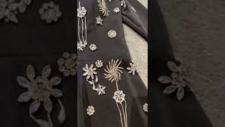 formal dress in black #dress #custom #beading #eveningwear #eveningdress #hautecouturedress